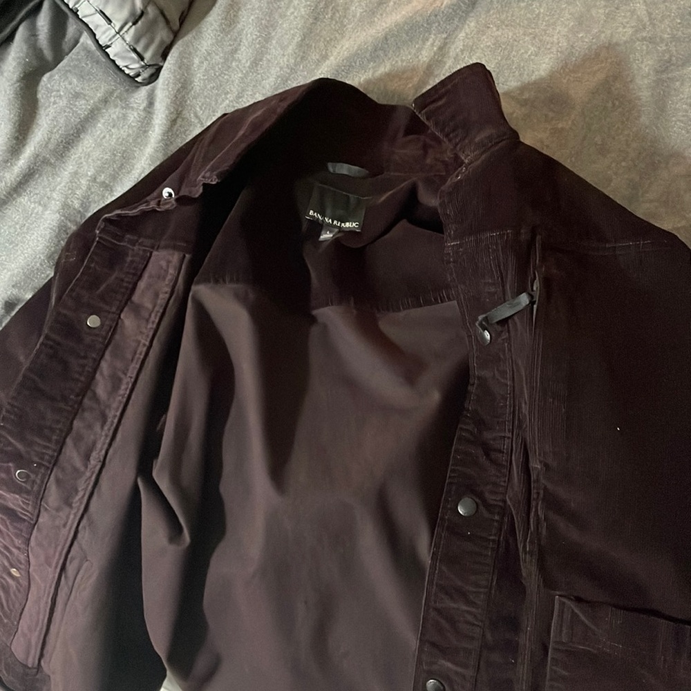 Banana Republic Mens Corduroy Jacket Maroon. Worn twice, brand new